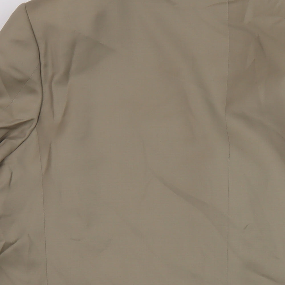Harris & Howard Mens Beige Polyester Jacket Suit Jacket Size 50 Regular