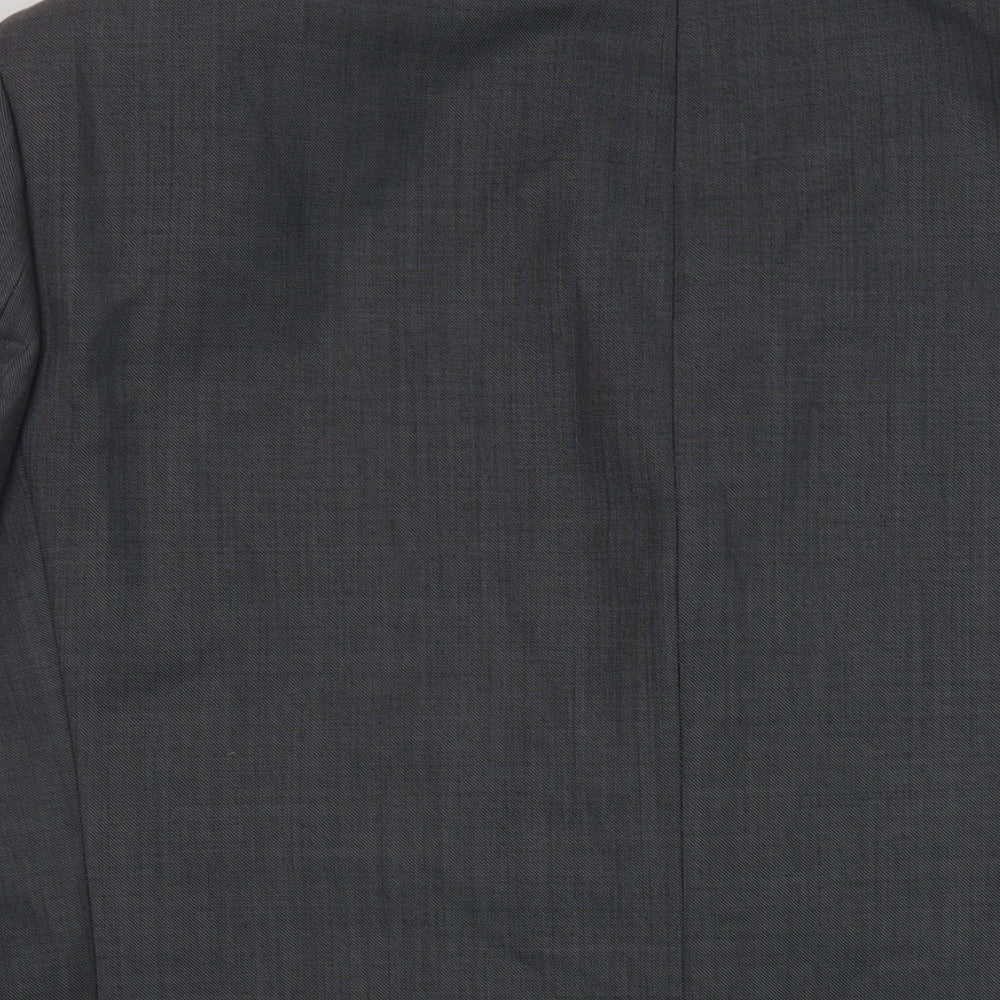 Marks and Mens Grey Wool Jacket Suit Jacket Size 42 Regular