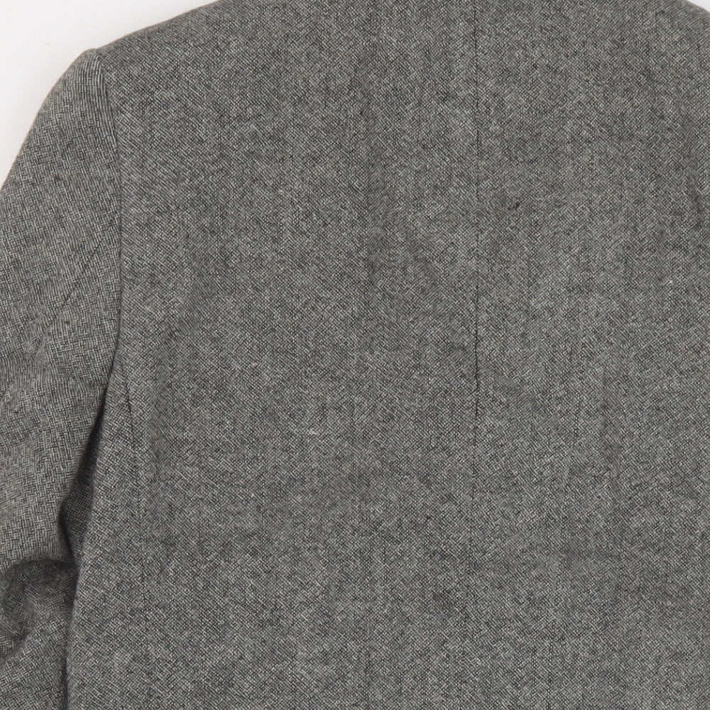 French Connection Mens Grey Wool Jacket Suit Jacket Size 36 Regular