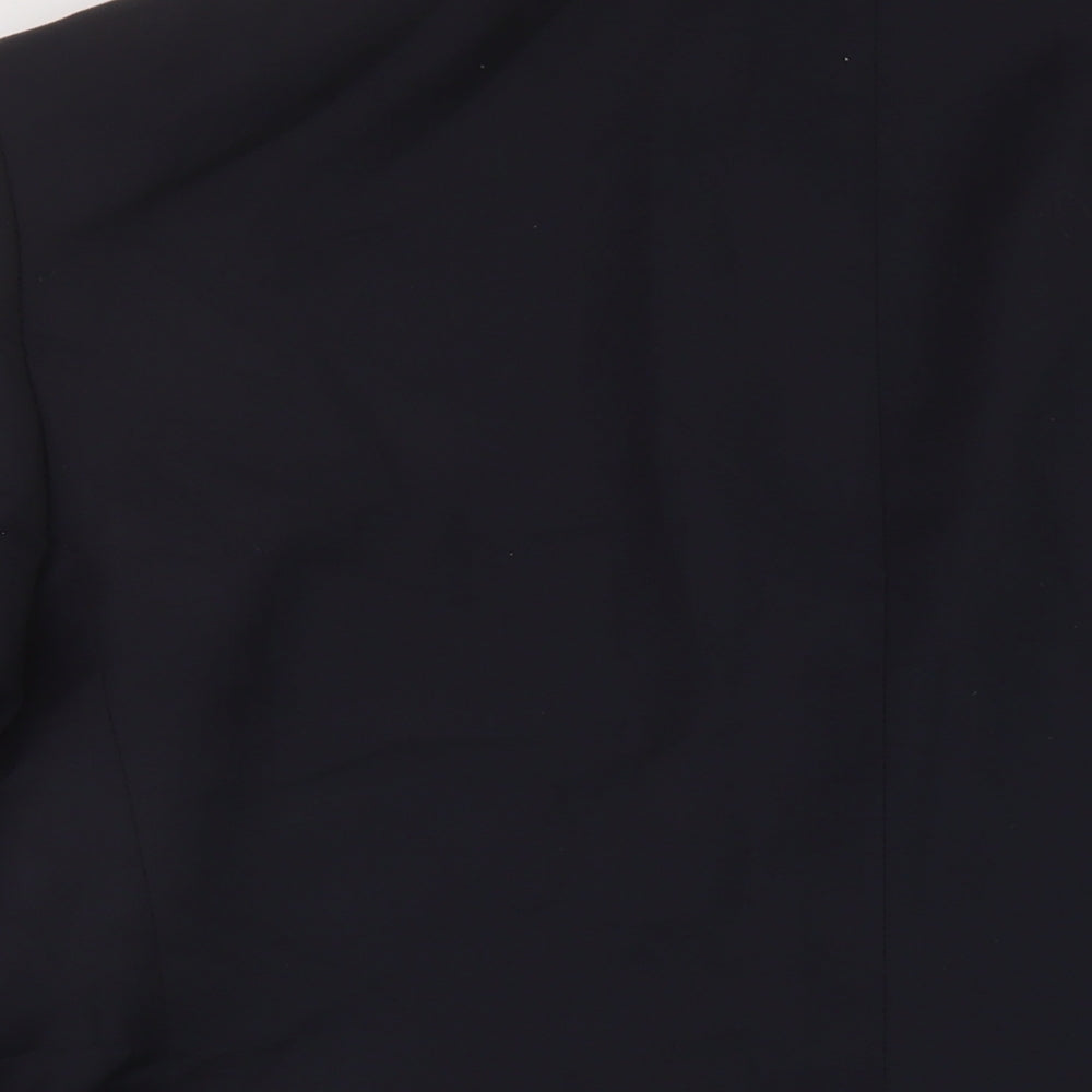 Marks & Spencer Mens Black Polyester Jacket Suit Jacket Size 44 Regular
