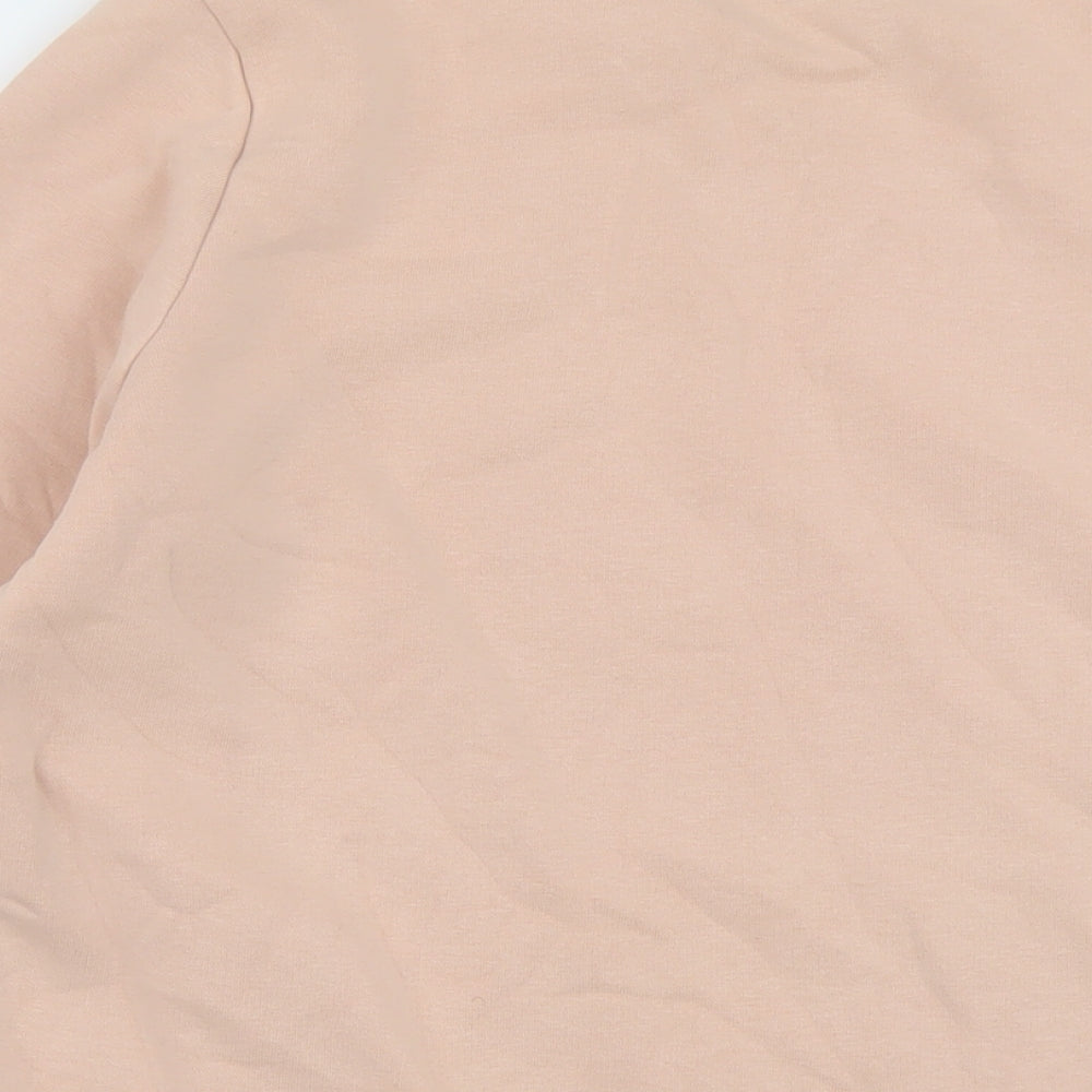 Marks & Spencer Womens Pink Cotton Pullover Sweatshirt Size S Pullover