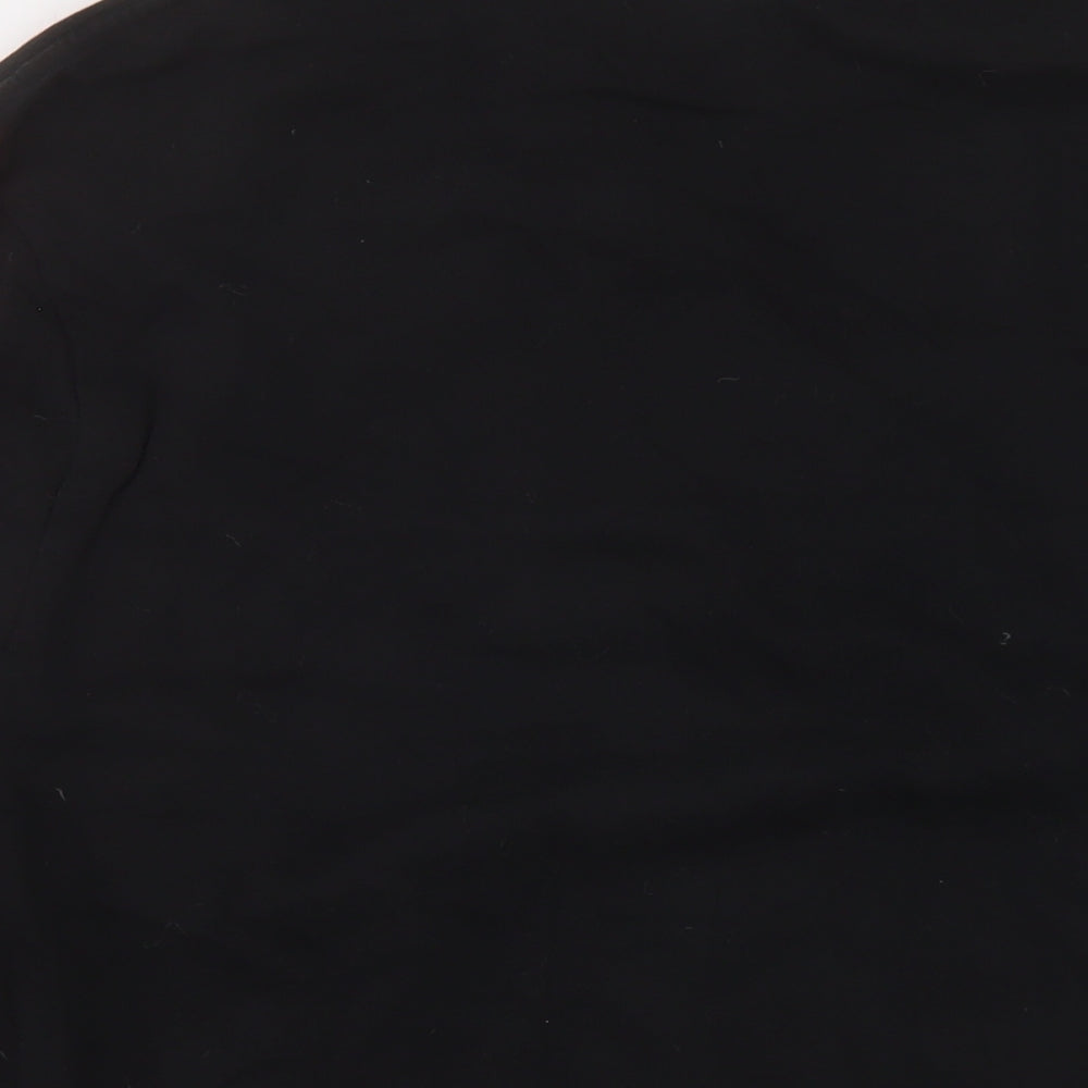 H&M Mens Black Cotton Pullover Sweatshirt Size XS