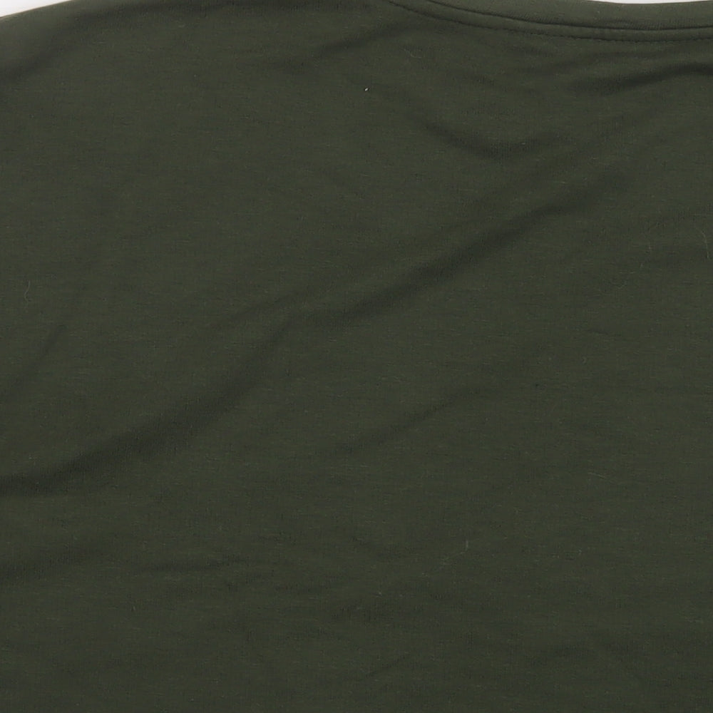 Ne wLook Womens Green Polyester Pullover Sweatshirt Size 16 Pullover