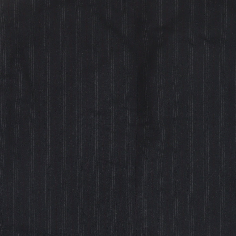 Daniel Drescott Mens Grey Striped Wool Jacket Suit Jacket Size 44 Regular