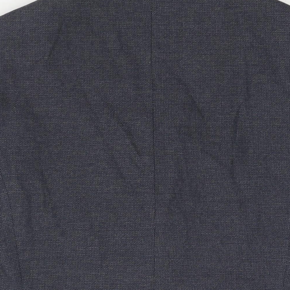 NEXT Mens Blue Polyester Jacket Suit Jacket Size 38 Regular