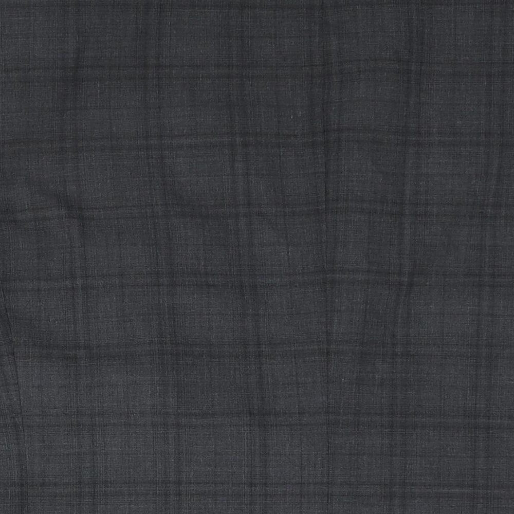 Marks & Spencer Mens Grey Check Wool Jacket Suit Jacket Size 44 Regular