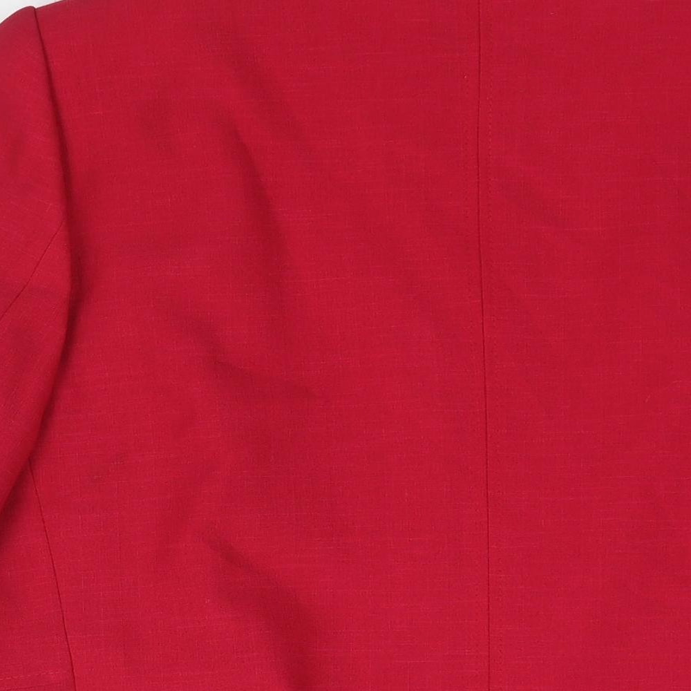 Marks & Spencer Womens Pink Jacket Size 20 Button