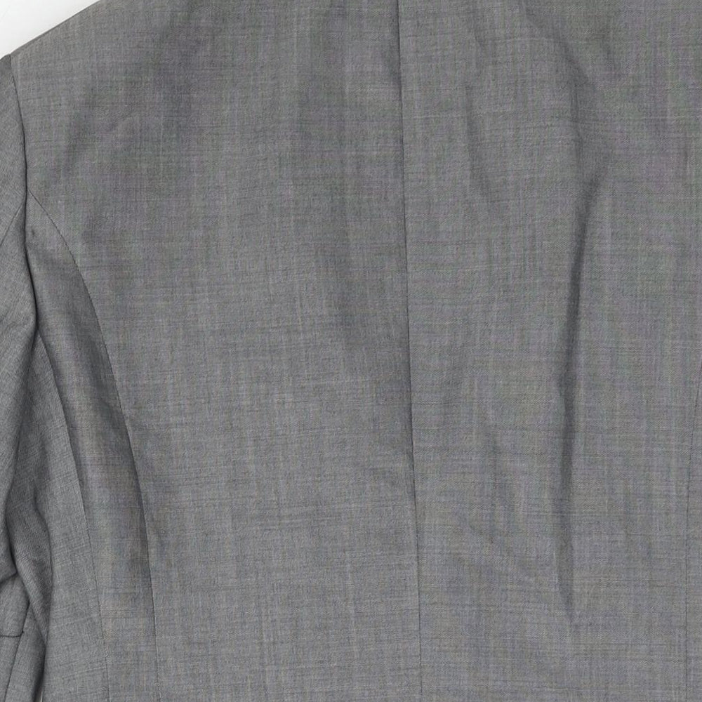 NEXT Mens Grey Wool Jacket Suit Jacket Size 38 Regular