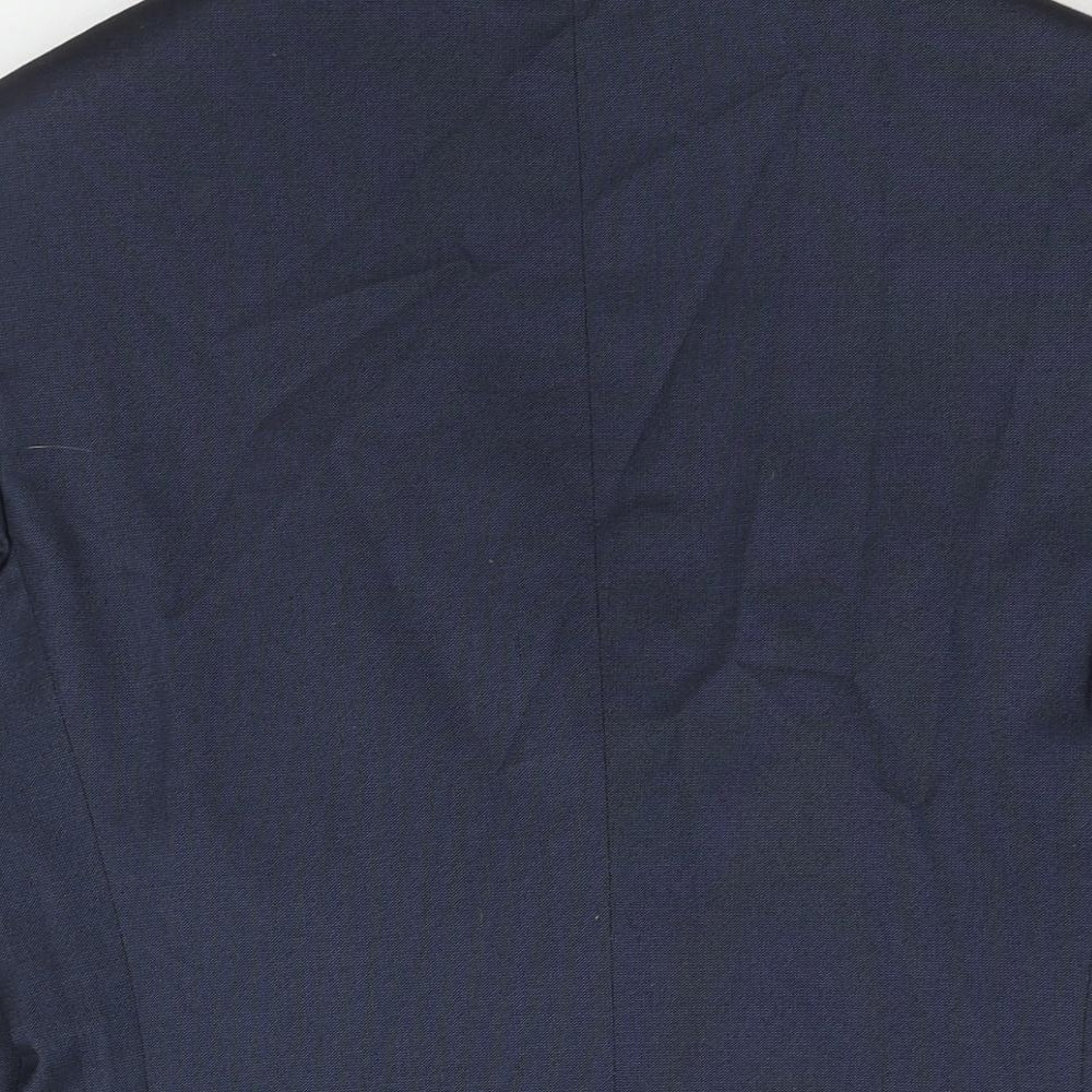 NEXT Mens Blue Polyester Jacket Suit Jacket Size 36 Regular