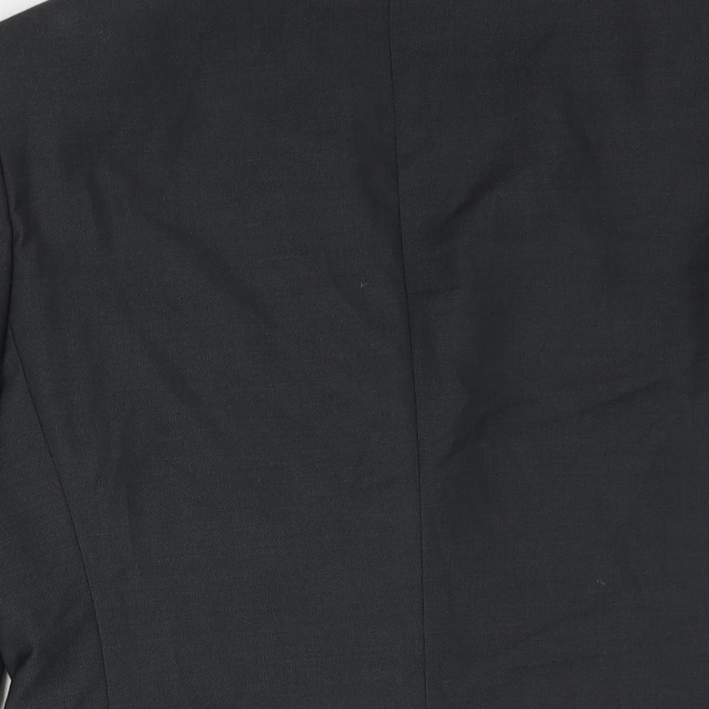NEXT Mens Grey Polyester Jacket Suit Jacket Size 38 Regular
