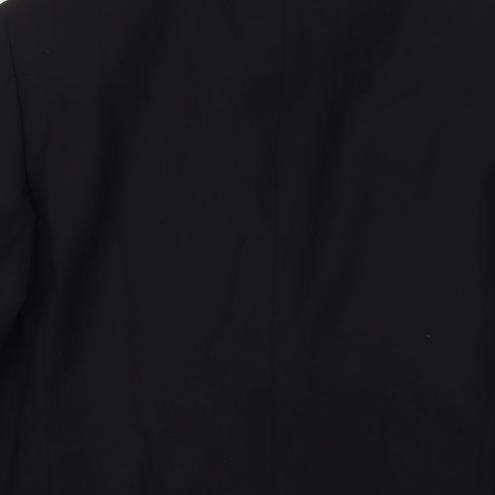 NEXT Mens Black Wool Jacket Suit Jacket Size 36 Regular