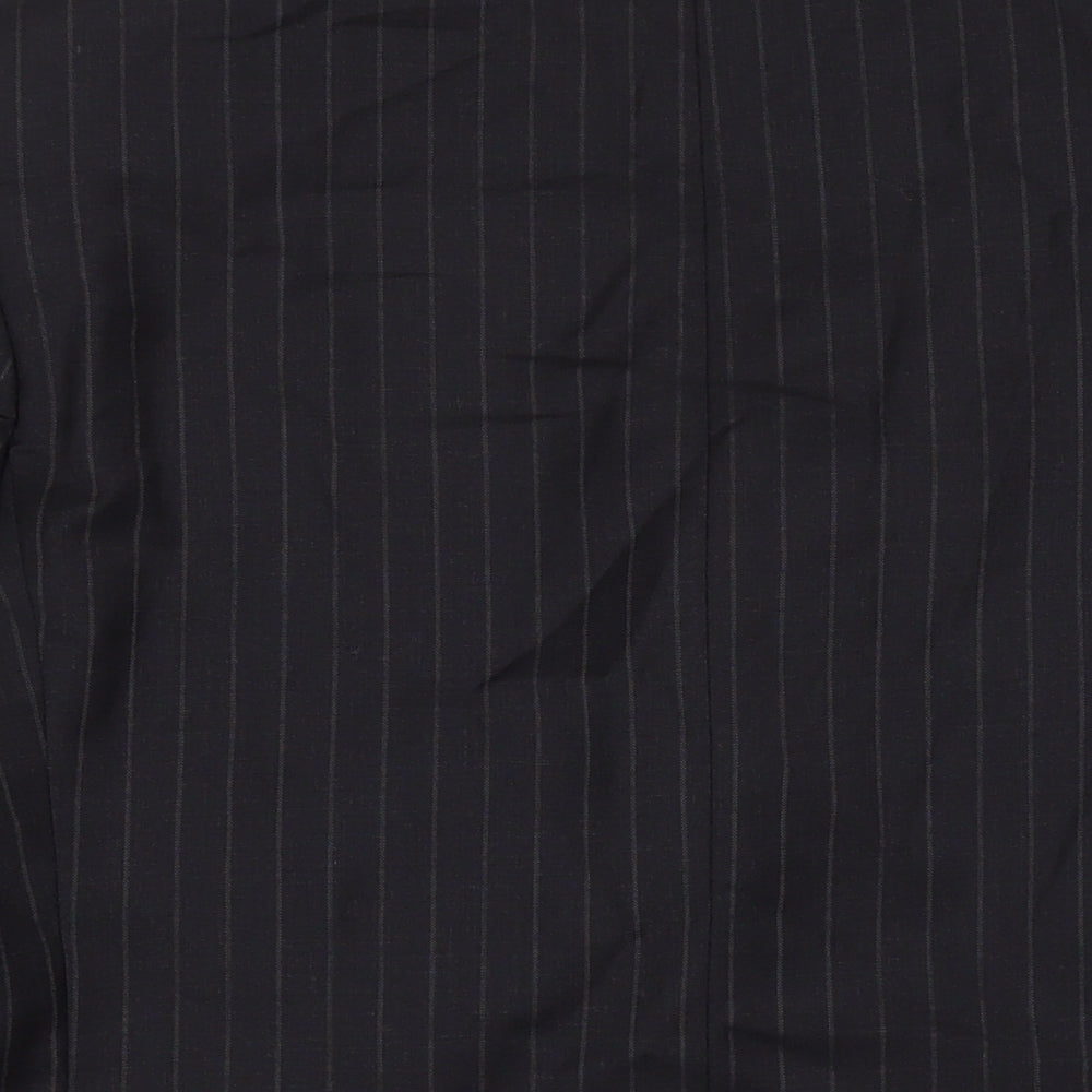 Marks & Spencer Mens Black Wool Jacket Suit Jacket Size 42 Regular