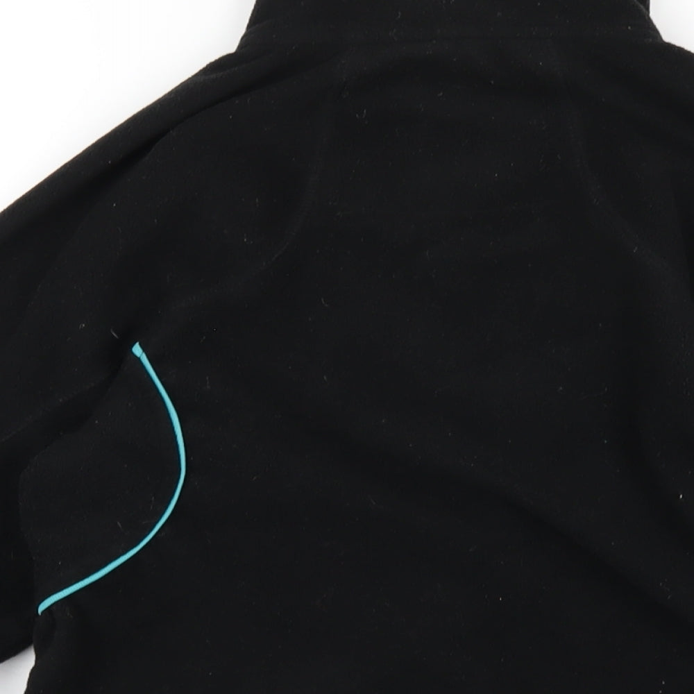 PBSport Womens Black Polyester Pullover Sweatshirt Size XS Zip