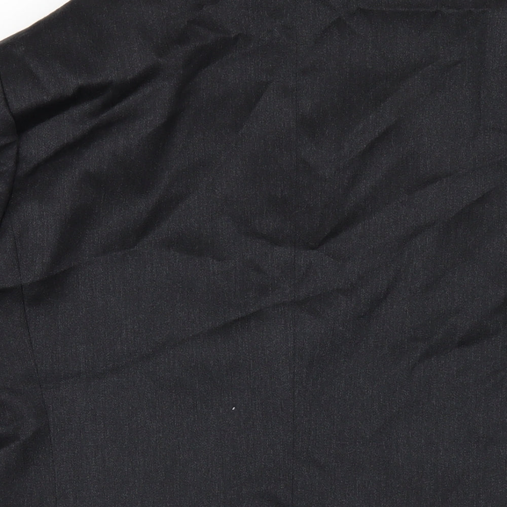 Burton Mens Grey Wool Jacket Blazer Size 42 Regular