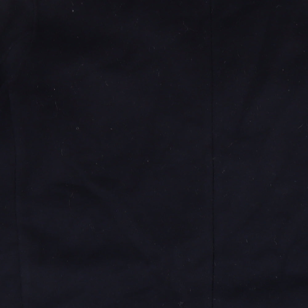 Mango Womens Blue Overcoat Coat Size S