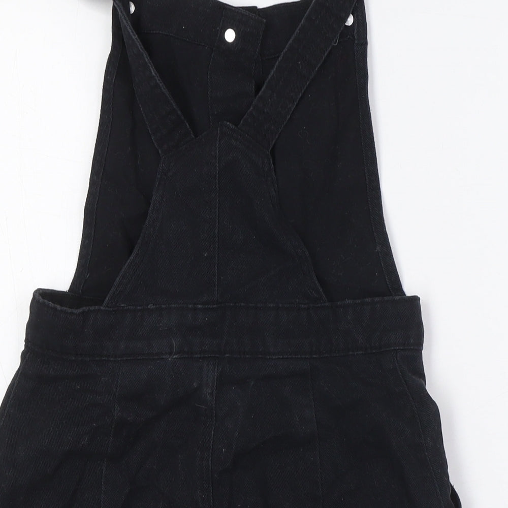 Divided by H&M Womens Black Cotton A-Line Size 6 Square Neck
