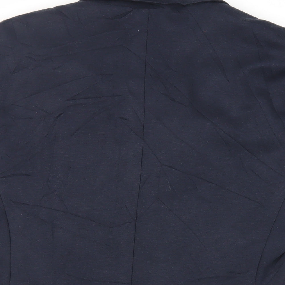 ASOS Mens Blue Polyester Jacket Blazer Size 38 Regular