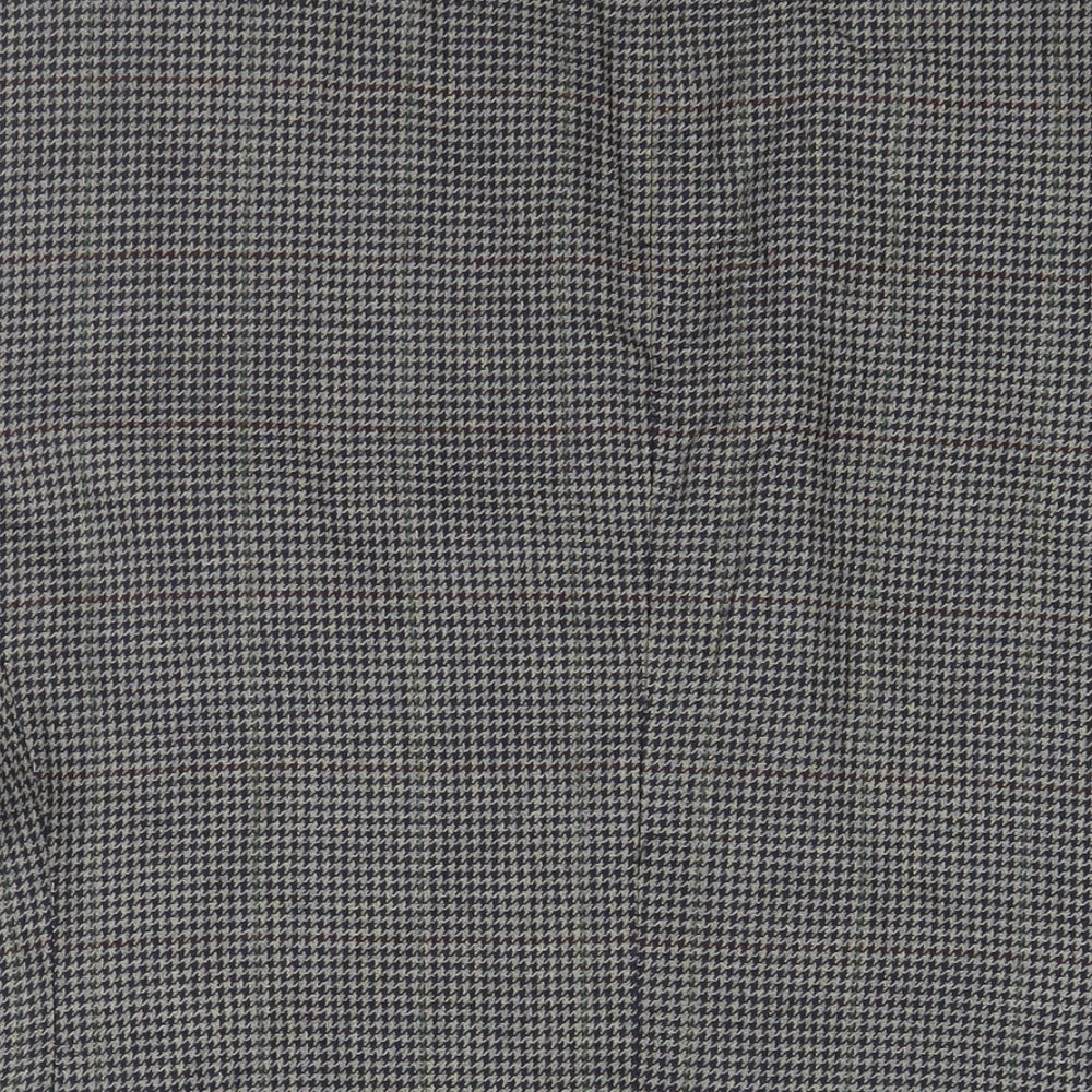 Jos. A. Bank Mens Grey Geometric Wool Jacket Blazer Size 42 Regular