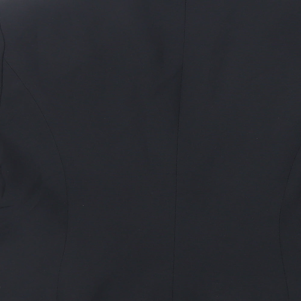 New Look Womens Black Jacket Blazer Size 12 Button