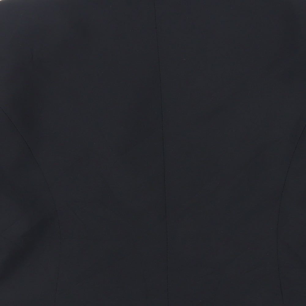 BHS Womens Black Jacket Blazer Size 12 Button