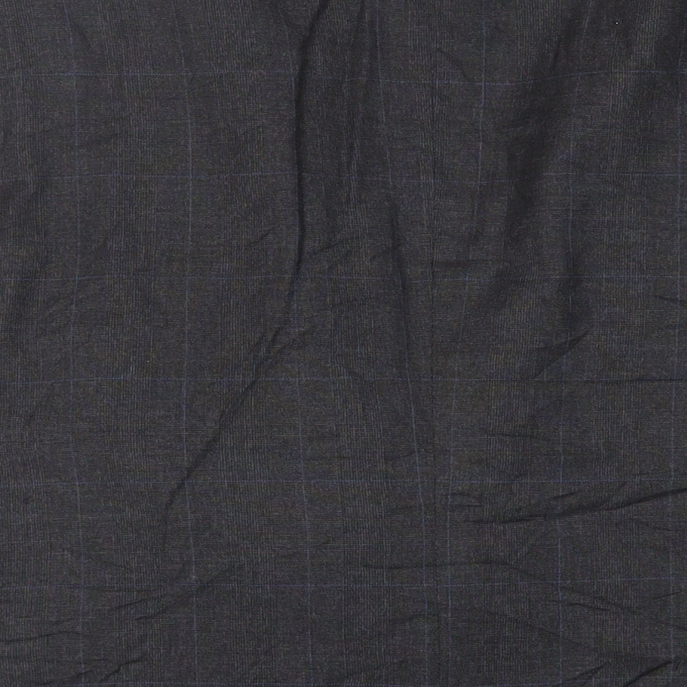 Jos. A. Bank Mens Grey Check Wool Jacket Suit Jacket Size 42 Regular