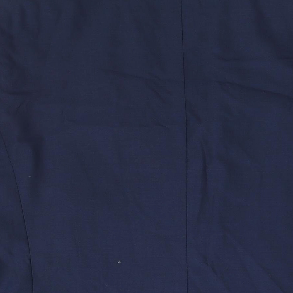 Marks & Spencer Mens Blue Wool Jacket Suit Jacket Size 42 Regular