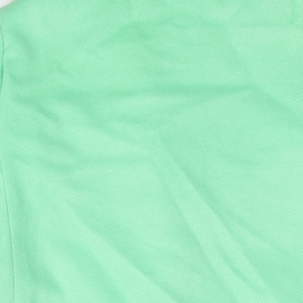 Marks & Spencer Womens Green Overcoat Coat Size 8 Button
