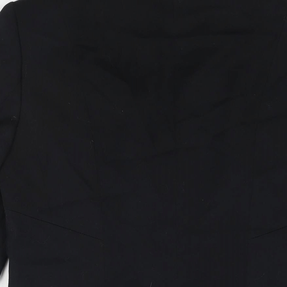 Marks & Spencer Womens Black Polyester Jacket Suit Jacket Size 10