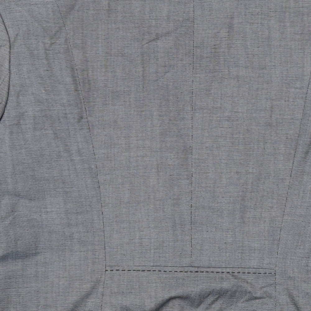 Debenhams Womens Grey Jacket Blazer Size 14 Button