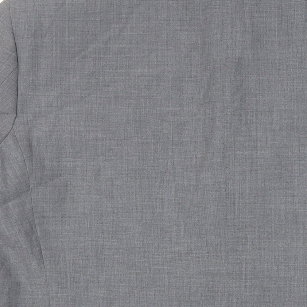 Marks & Spencer Mens Grey Wool Jacket Suit Jacket Size 44 Regular