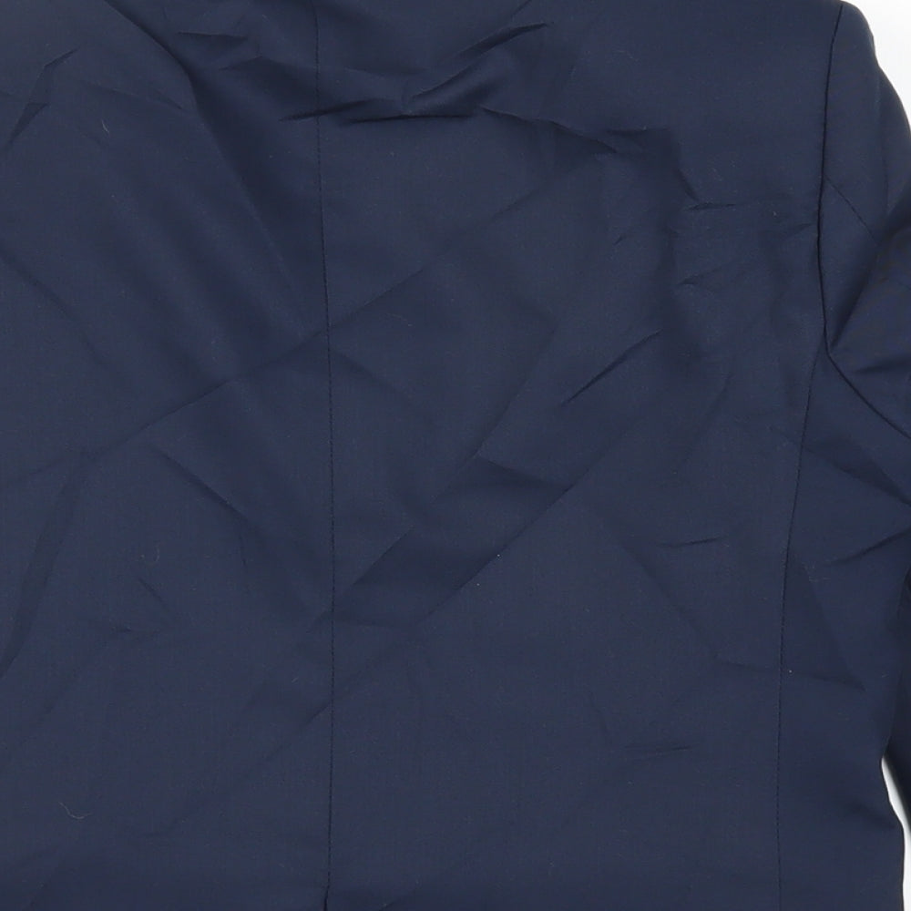 Romario Boys Blue Jacket Blazer Size 12 Years Button