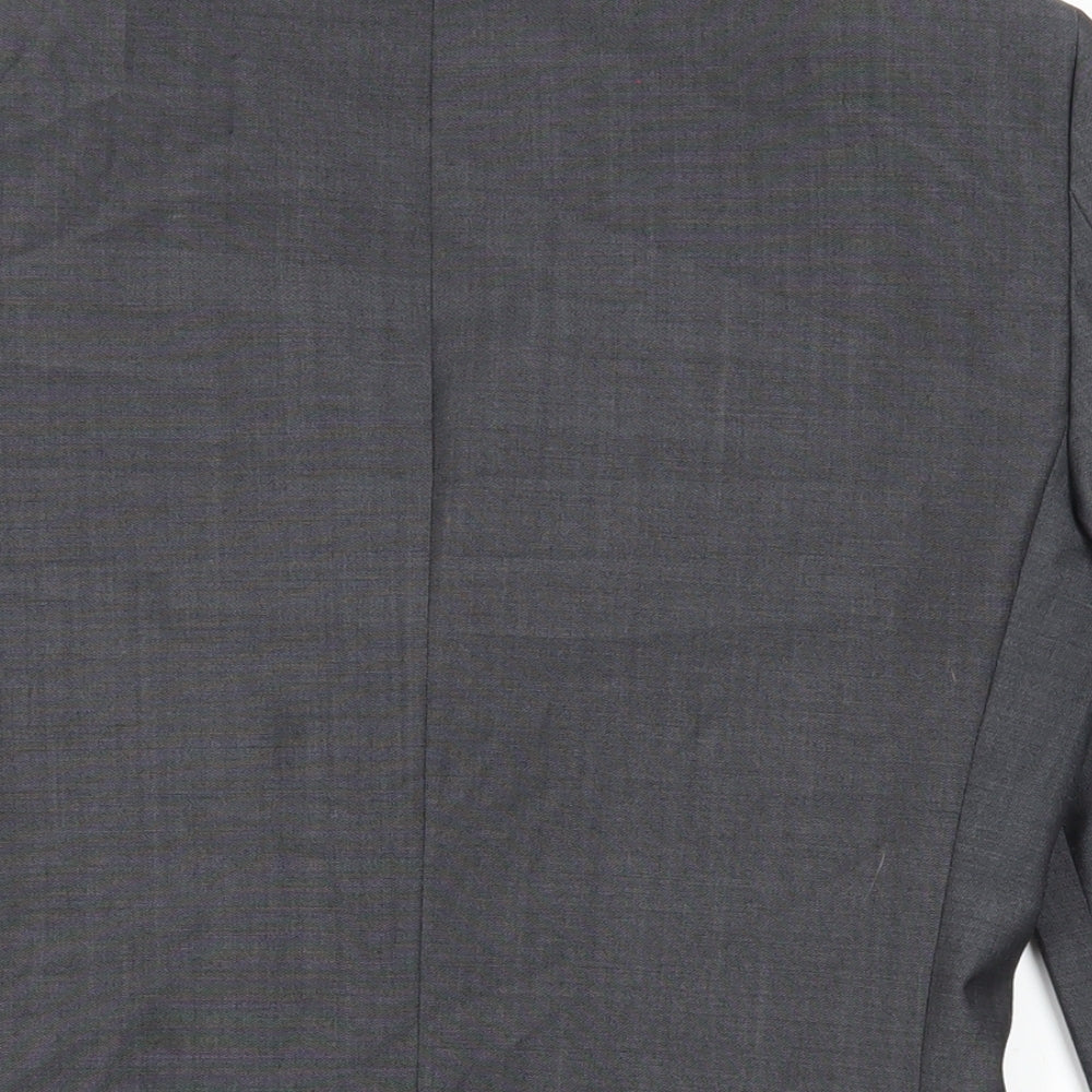 NEXT Mens Grey Wool Jacket Suit Jacket Size 34 Regular