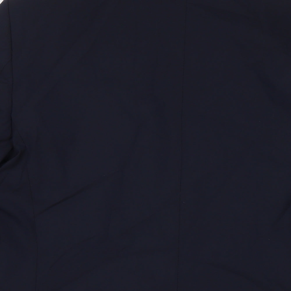 Marks & Spencer Mens Blue Polyester Jacket Suit Jacket Size 40 Regular