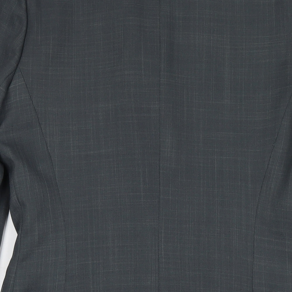 Atmosphere Womens Grey Jacket Blazer Size 12 Button