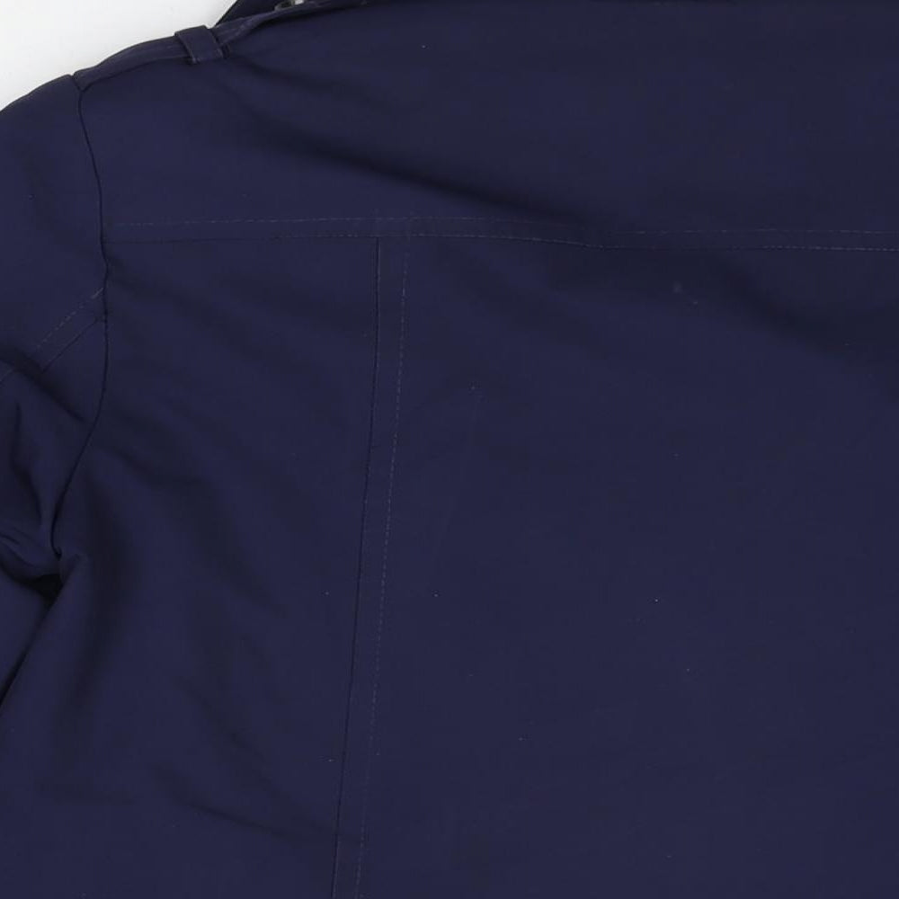 Marks & Spencer Womens Blue Jacket Coat Size 12 Button