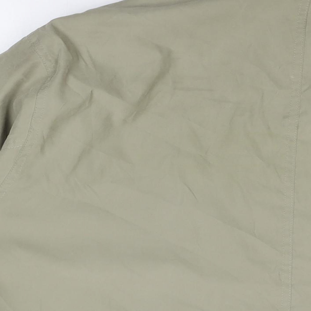 Jupiter Mens Green Overcoat Coat Size 48 Zip