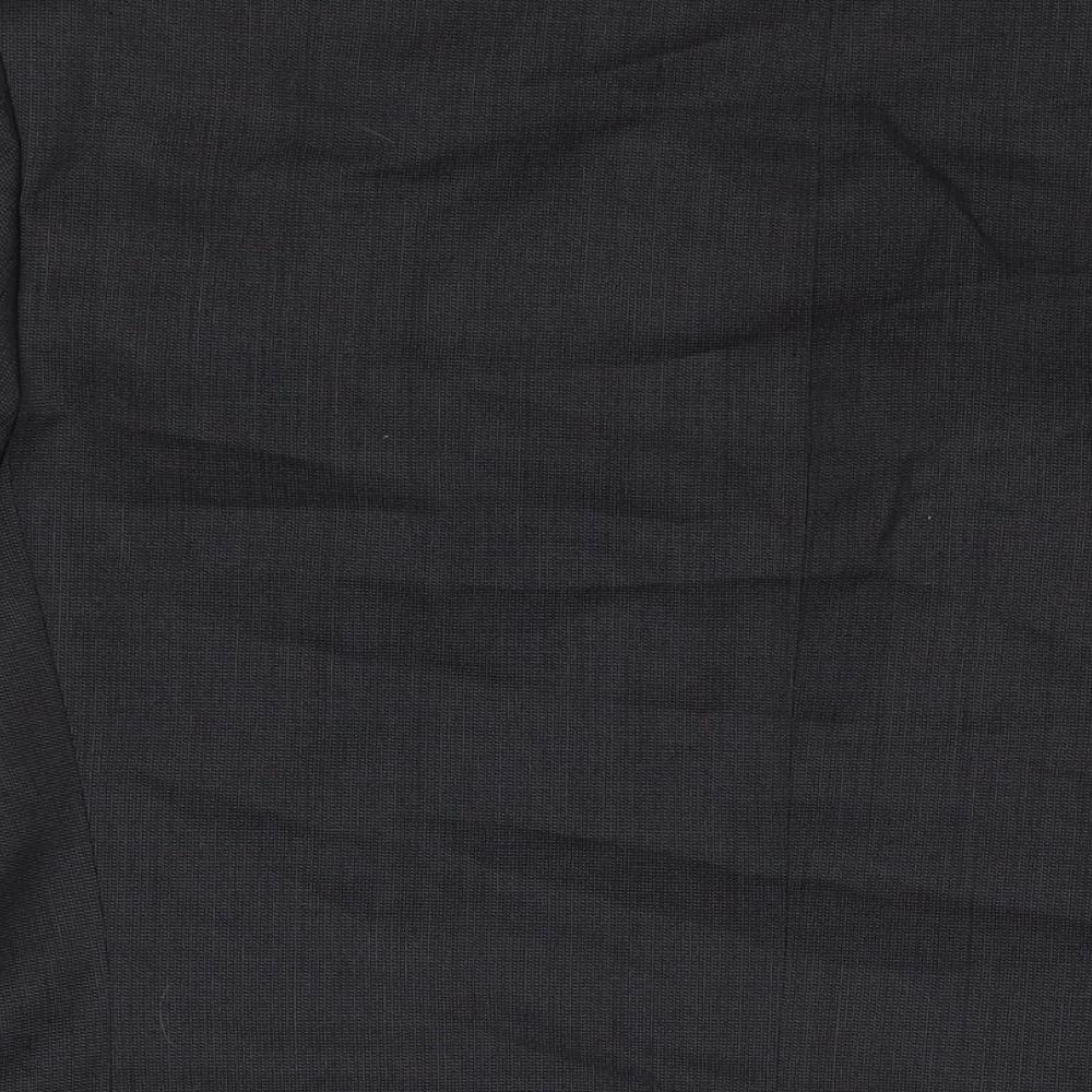 Scott International Mens Black Polyester Jacket Suit Jacket Size 42 Regular
