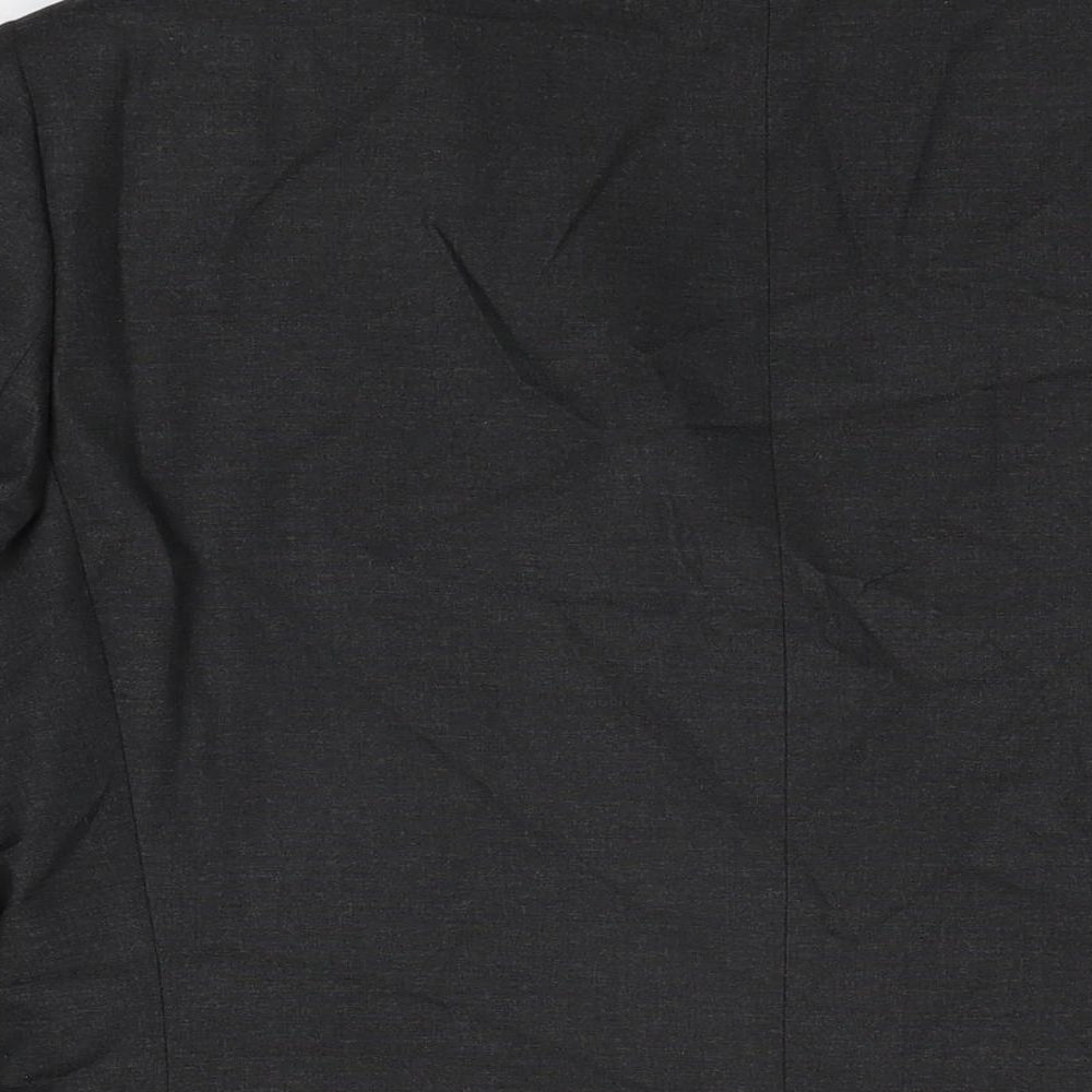 Marks & Spencer Mens Grey Polyester Jacket Suit Jacket Size 40 Regular