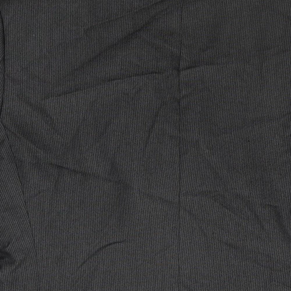 Marks & Spencer Mens Black Polyester Jacket Suit Jacket Size 36 Regular