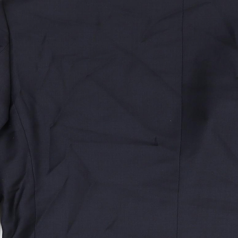 Linea Mens Black Viscose Jacket Suit Jacket Size 40 Regular