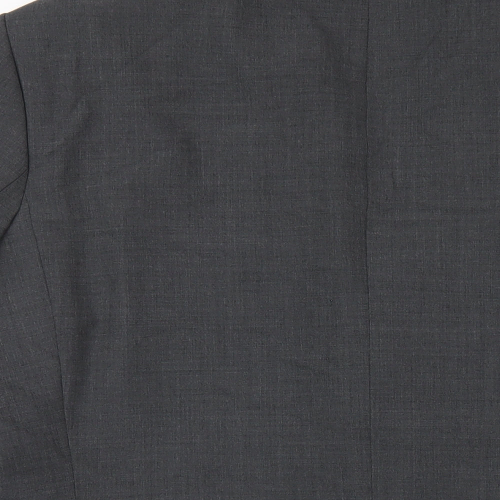 Marks & Spencer Mens Grey Wool Jacket Blazer Size 42 Regular