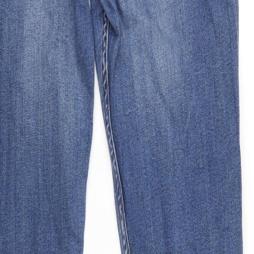 Denim & Co. Mens Blue Cotton Skinny Jeans Size 34 in L34 in Regular Zip