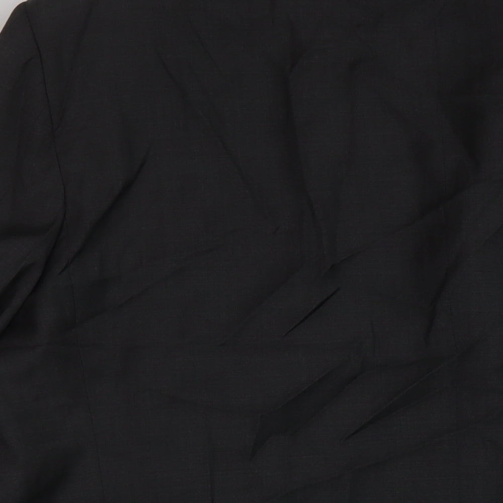 TED LAPIDUS Mens Grey Wool Jacket Suit Jacket Size 52 Regular