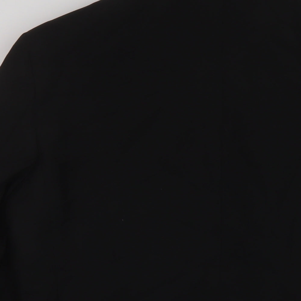 Marks & Spencer Mens Black Polyester Jacket Suit Jacket Size 36 Regular