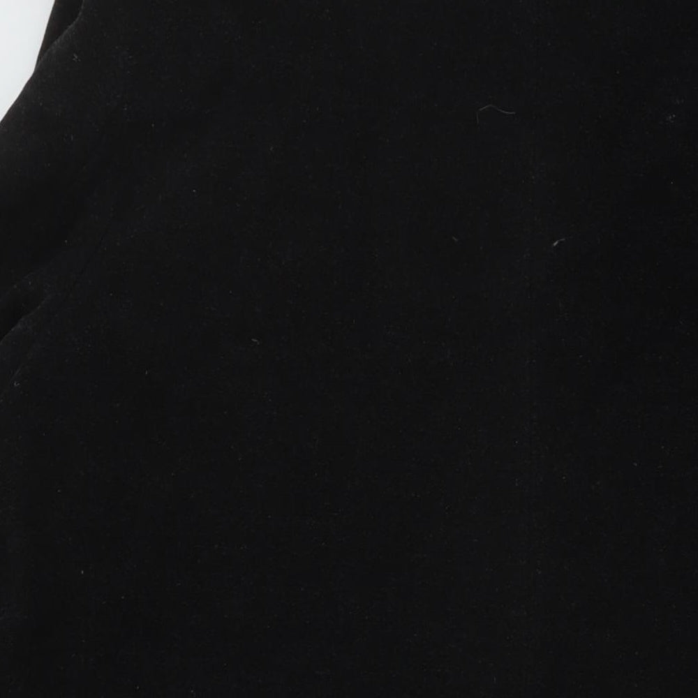 CG Mens Black Overcoat Coat Size 42 Button