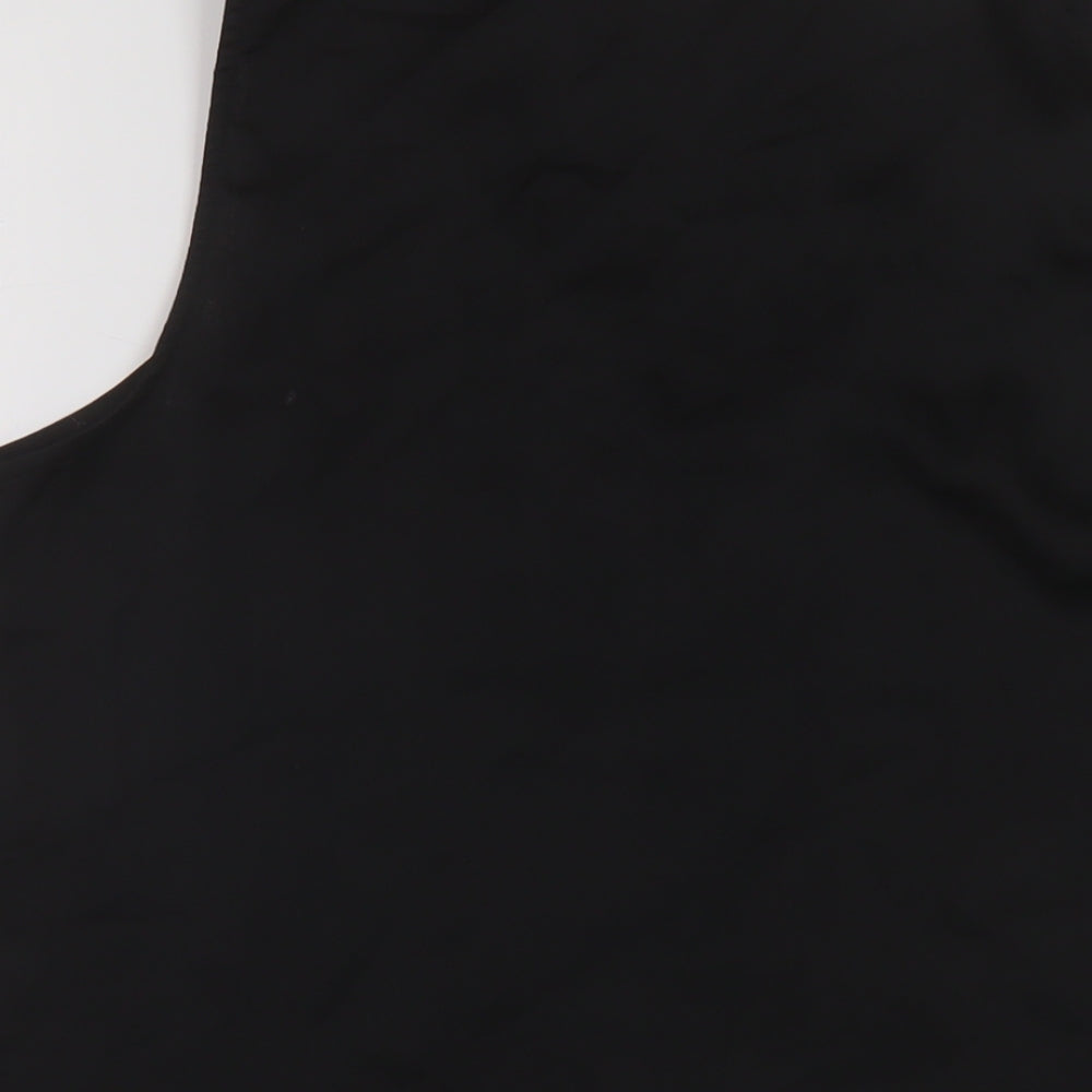 Lipsy Womens Black Polyester Basic Tank Size 14 V-Neck
