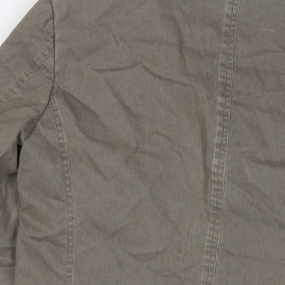 Blue Harbour Mens Grey Cotton Jacket Suit Jacket Size 40 Regular