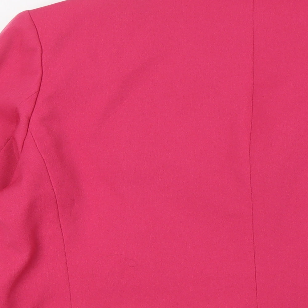 Wardrobe Womens Pink Jacket Size 18 Button