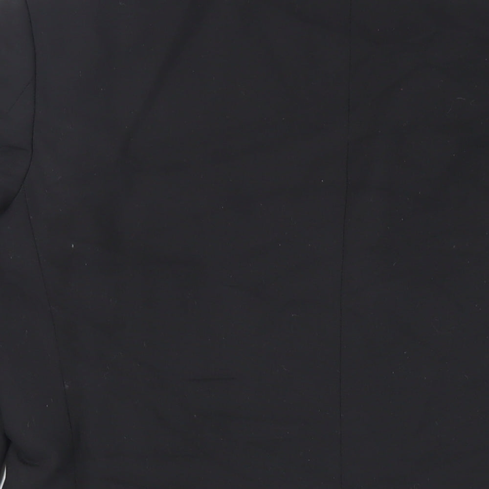 Marks & Spencer Mens Black Polyester Jacket Suit Jacket Size 40 Regular