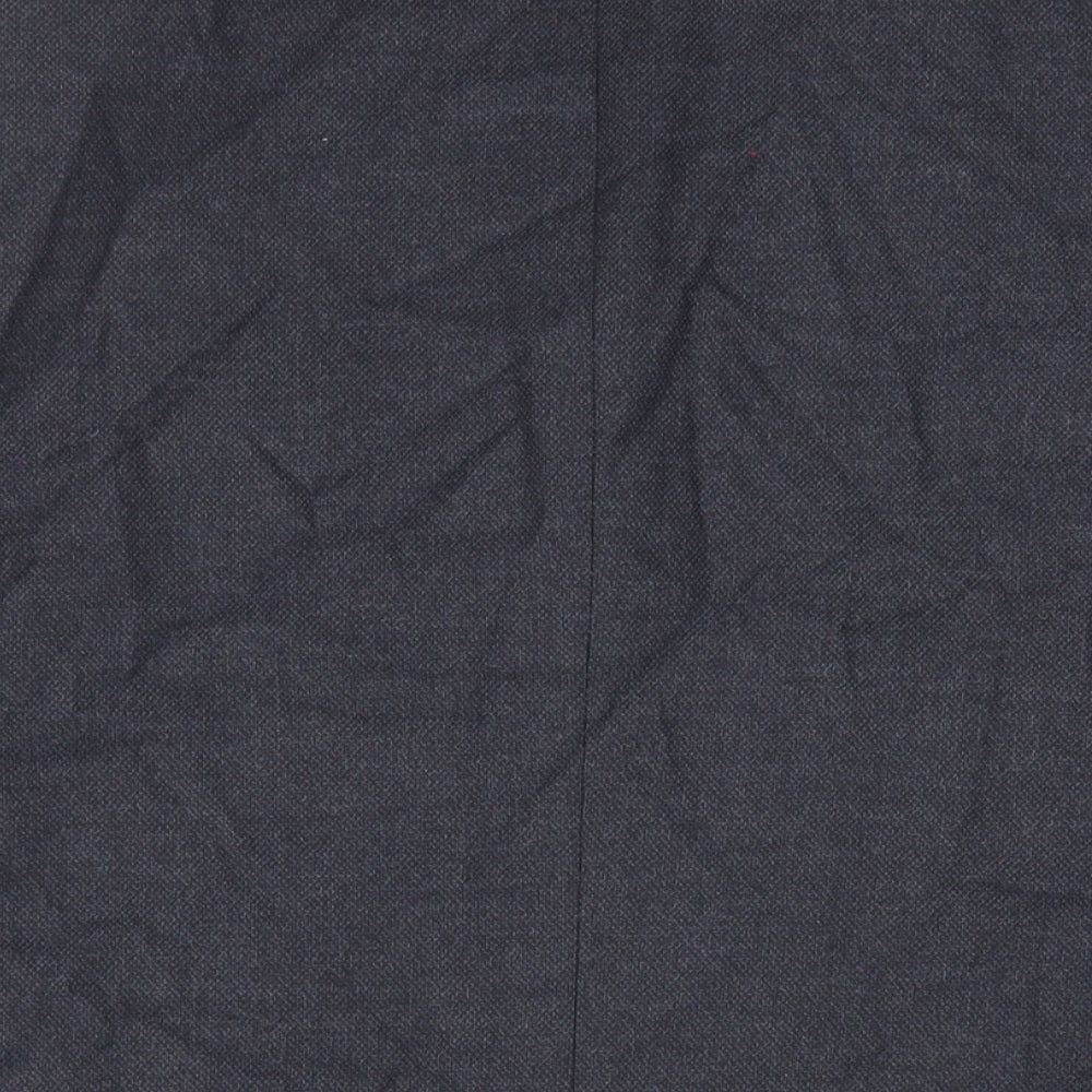 Marks & Spencer Mens Blue Polyester Jacket Suit Jacket Size 38 Regular